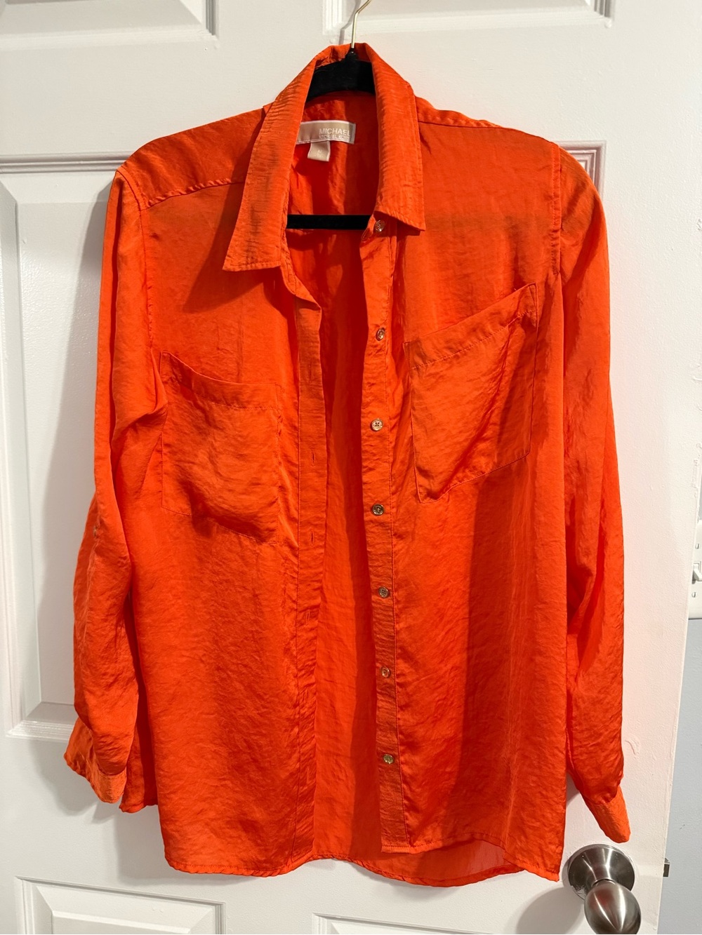 Michel kors Orange Button-Up shirt